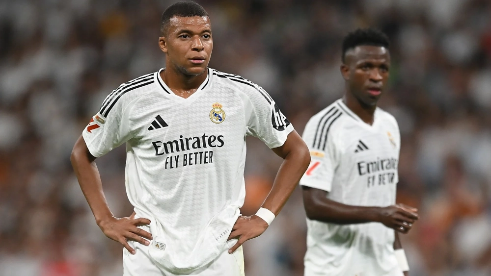 Mbappé y Vinicius con el Real Madrid