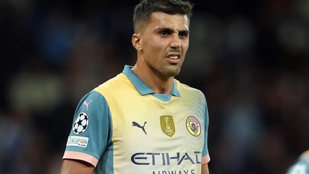 Rodri con el Manchester City