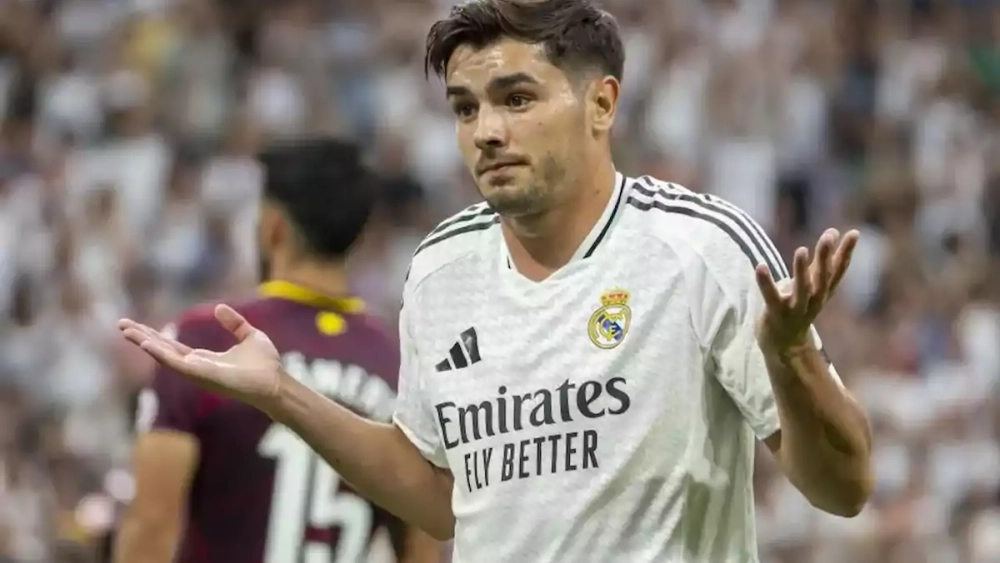 Brahim Díaz celebrando un gol esta temporada