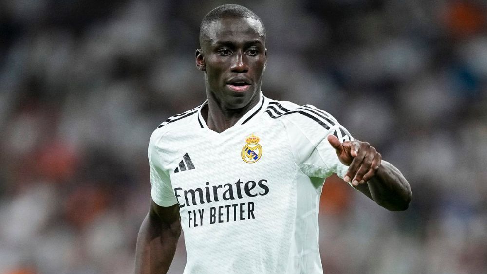 Mendy con el Real Madrid esta temporada