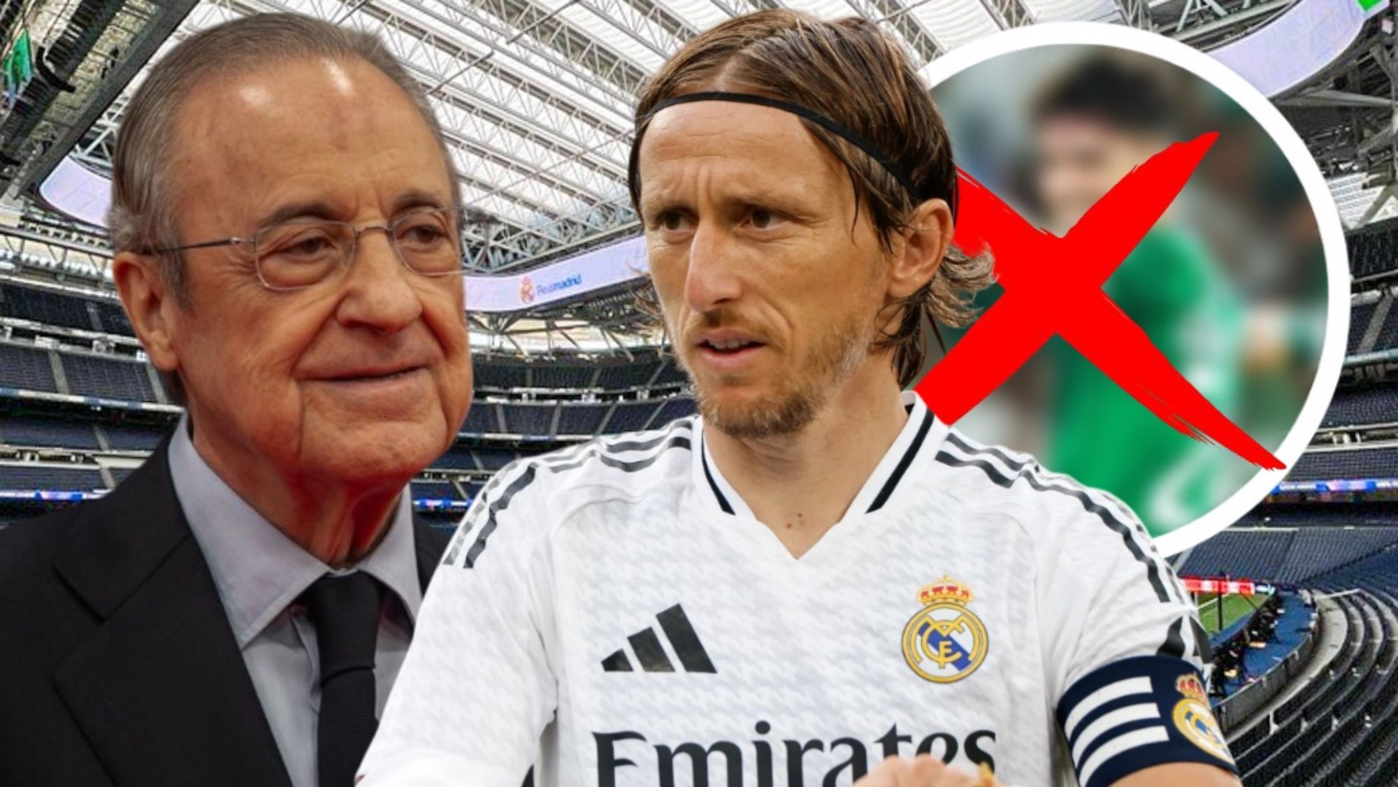 Florentino cierra la puerta al recambio de Modric y no llegará al Real Madrid.