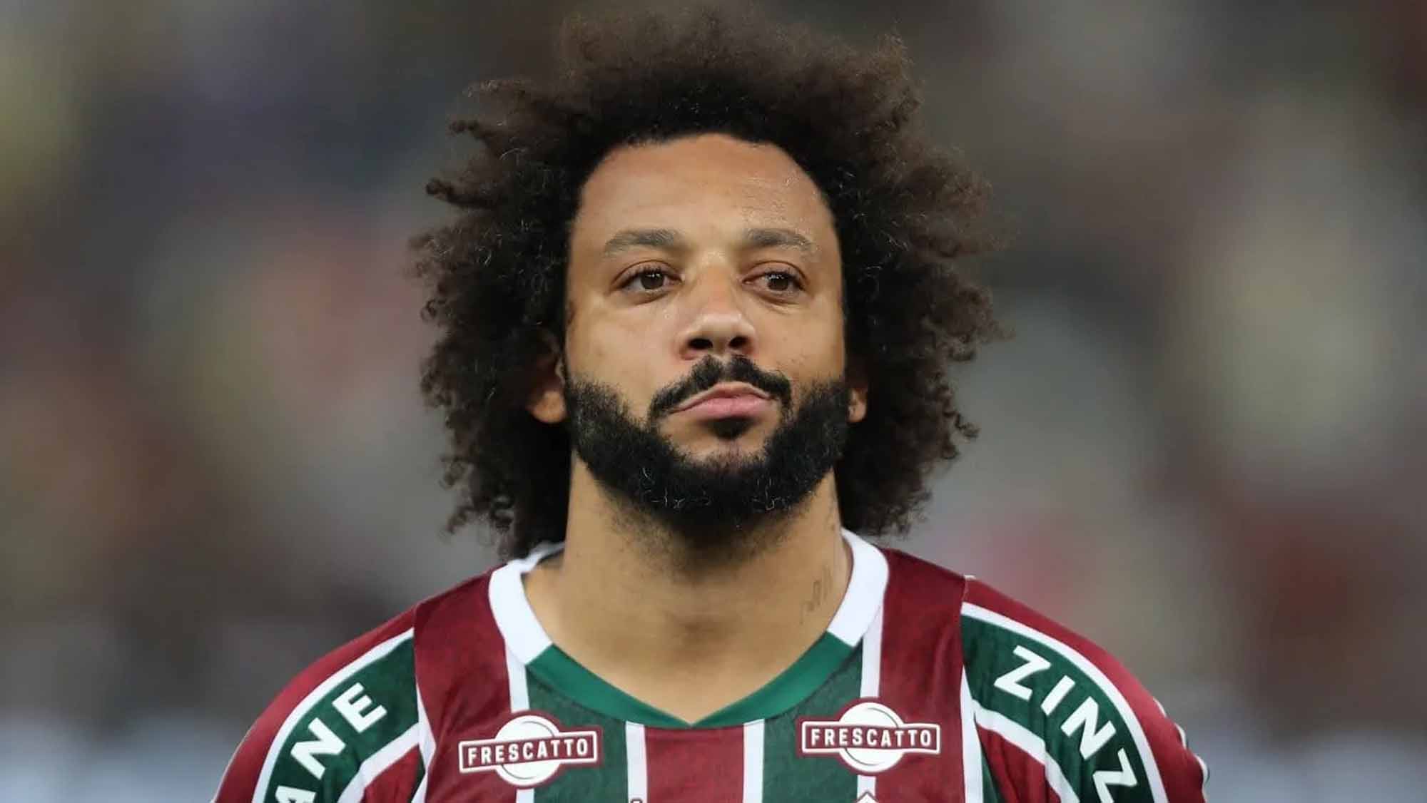 Marcelo serio con el Fluminense