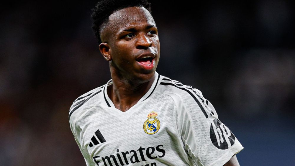 Vinicius en un partido con el Real Madrid