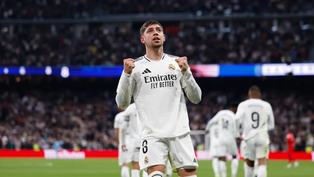 Fede Valverde impresionó una vez más al Bernabéu con uno de sus golpeos sensacionales.