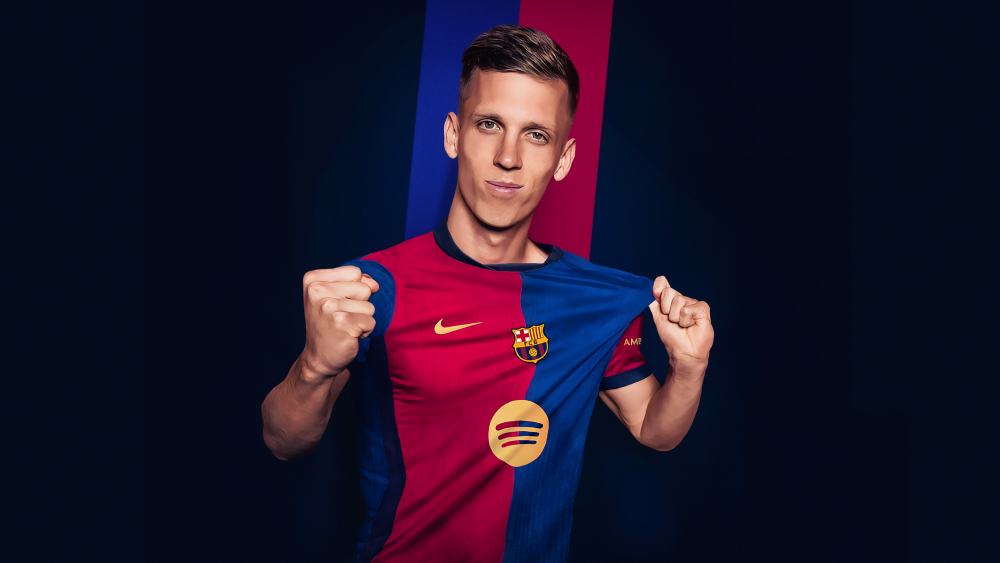 Dani Olmo será agente libre el 1 de enero si el Barça no consigue llevar a cabo su inscripción.