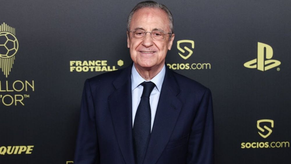 Florentino en la gala del Balón de Oro