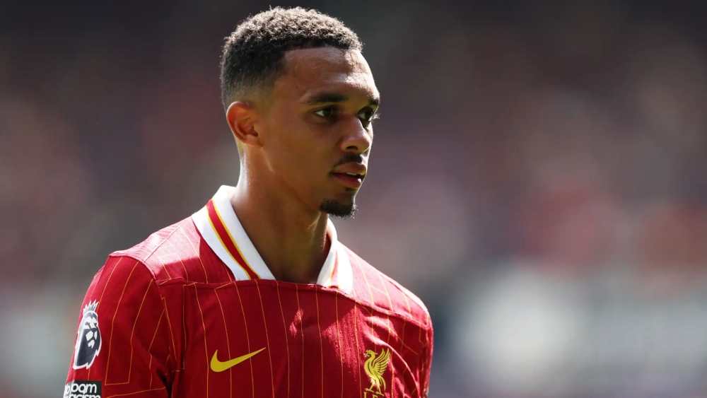 Trent Alexander-Arnold no tuvo su mejor partido ante el Manchester United.