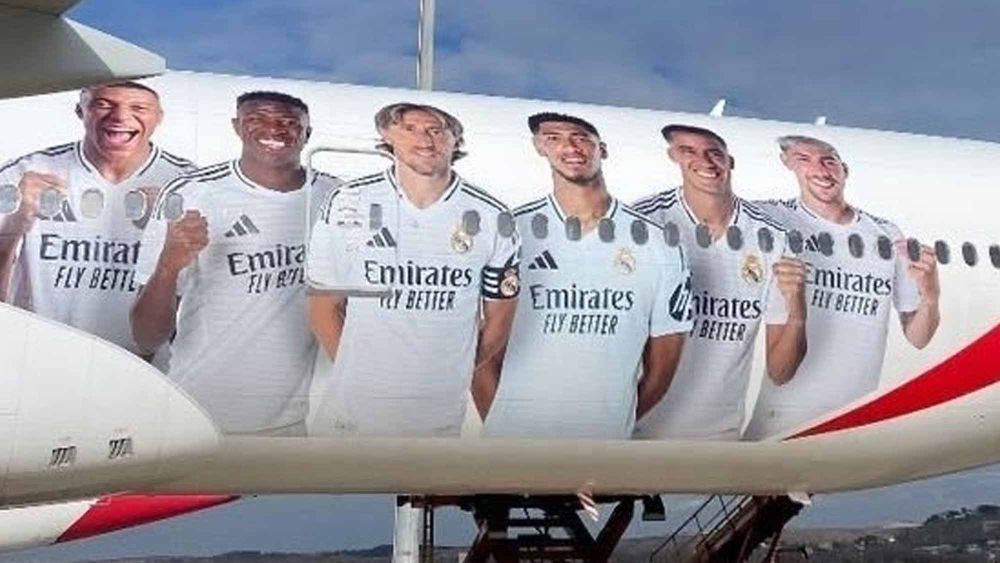 Nuevo avión del Real Madrid