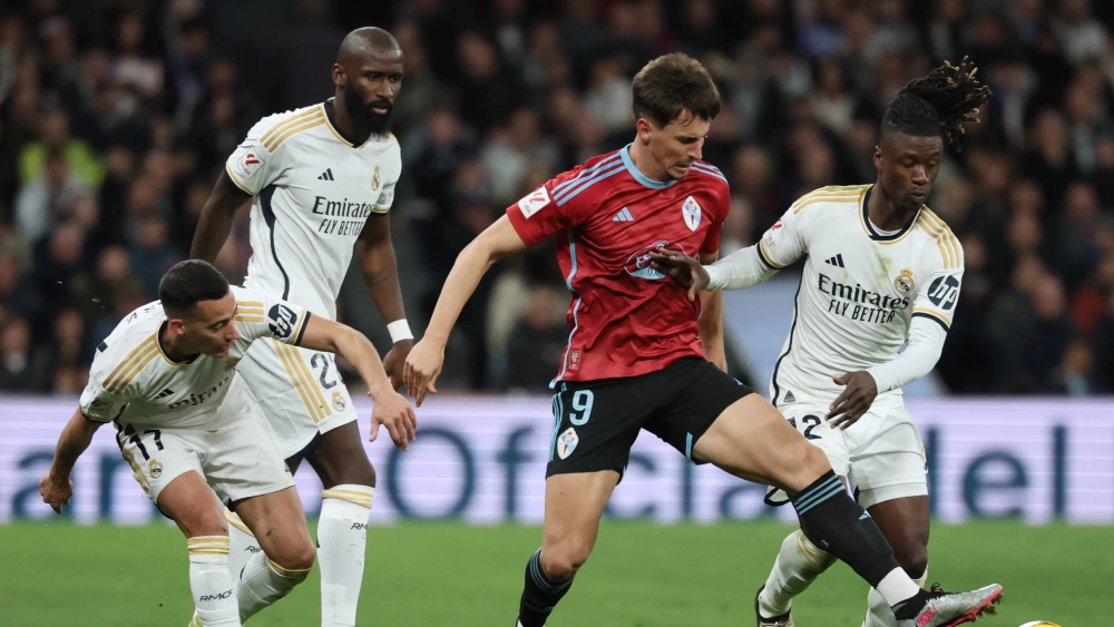 Partido entre el Real Madrid y el Celta de Vigo de la temporada pasada