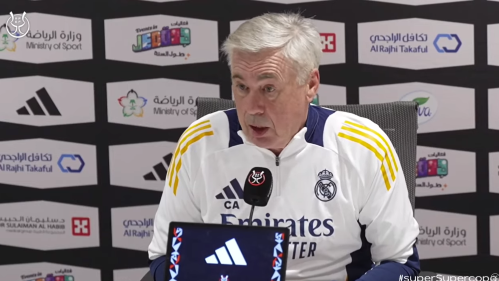 Ancelotti en rueda de prensa