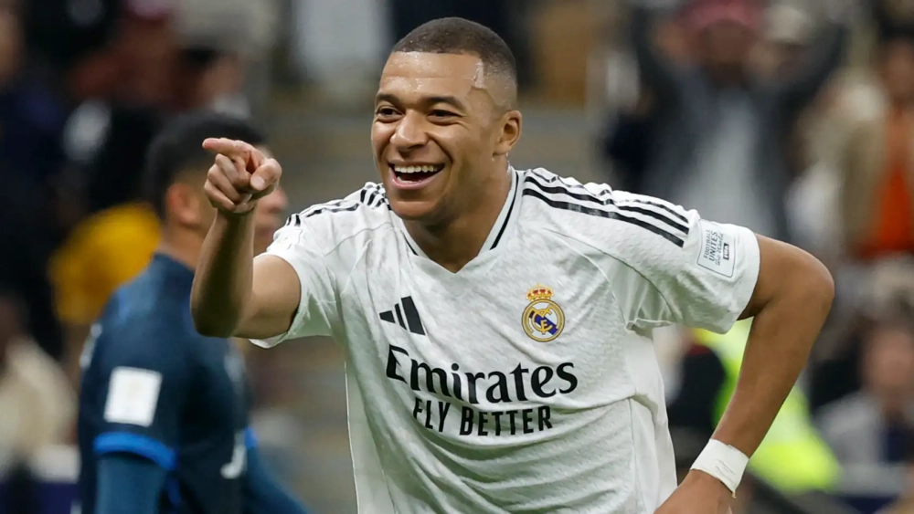 Kylian Mbappé celebrando un gol