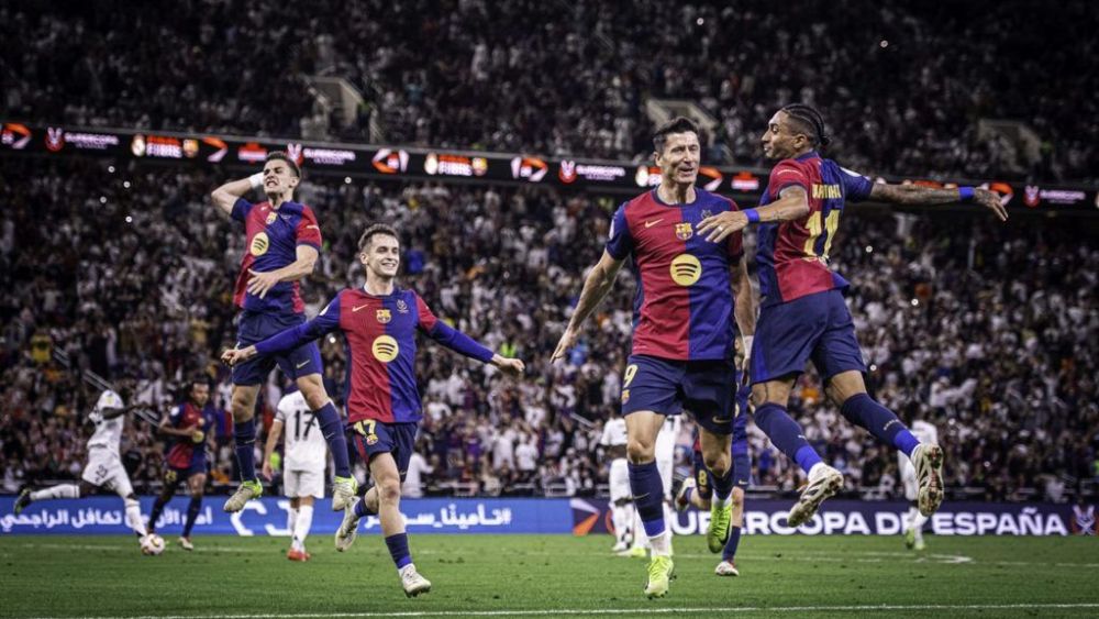 El Barça acabó pasando por encima del Real Madrid en la final de la Supercopa de España.