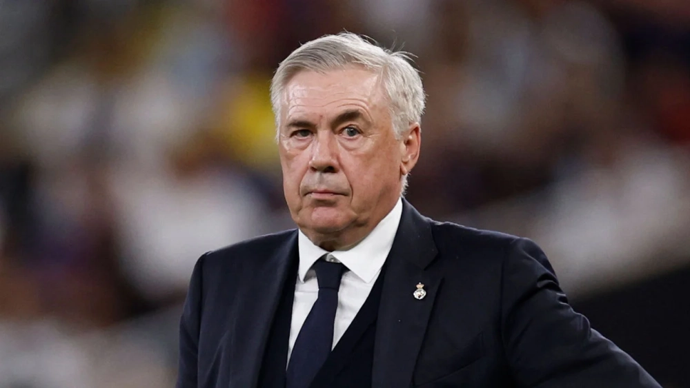 Carlo Ancelotti con el Real Madrid