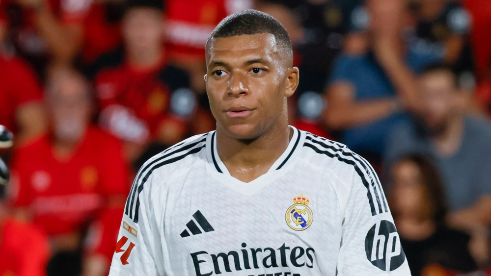 Mbappé con el Real Madrid esta temporada