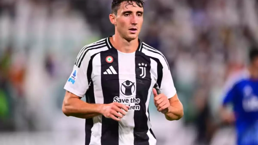 Andrea Cambiaso con la Juventus esta temporada