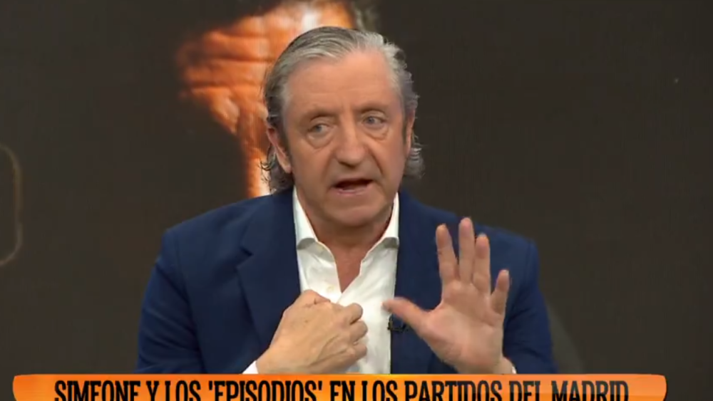 Josep Pedrerol enfadado en el Chiringuito esta madrugada