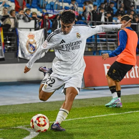 David Jiménez con el Castilla