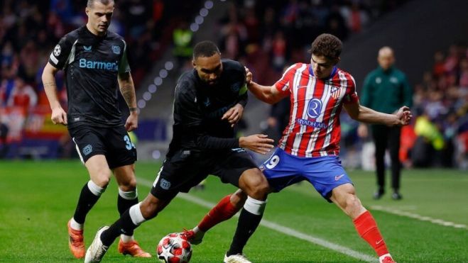 El Bayer Leverkusen acabó perdiendo contra el Atlético de Madrid en su visita al Metropolitano.