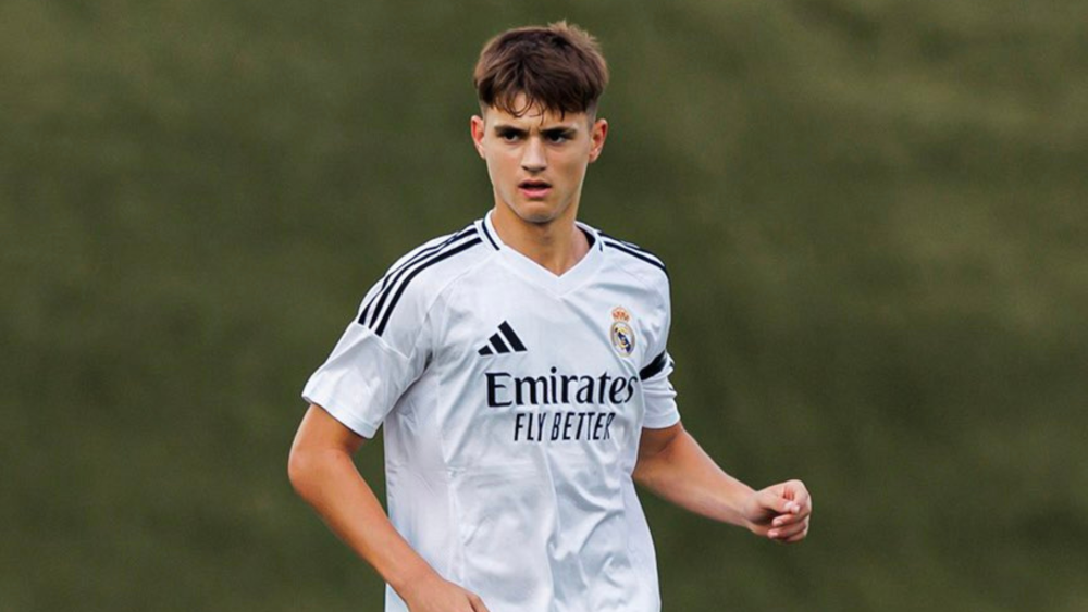 Diego Aguado con el Real Madrid