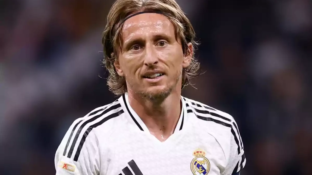 Luka Modric con el Real Madrid