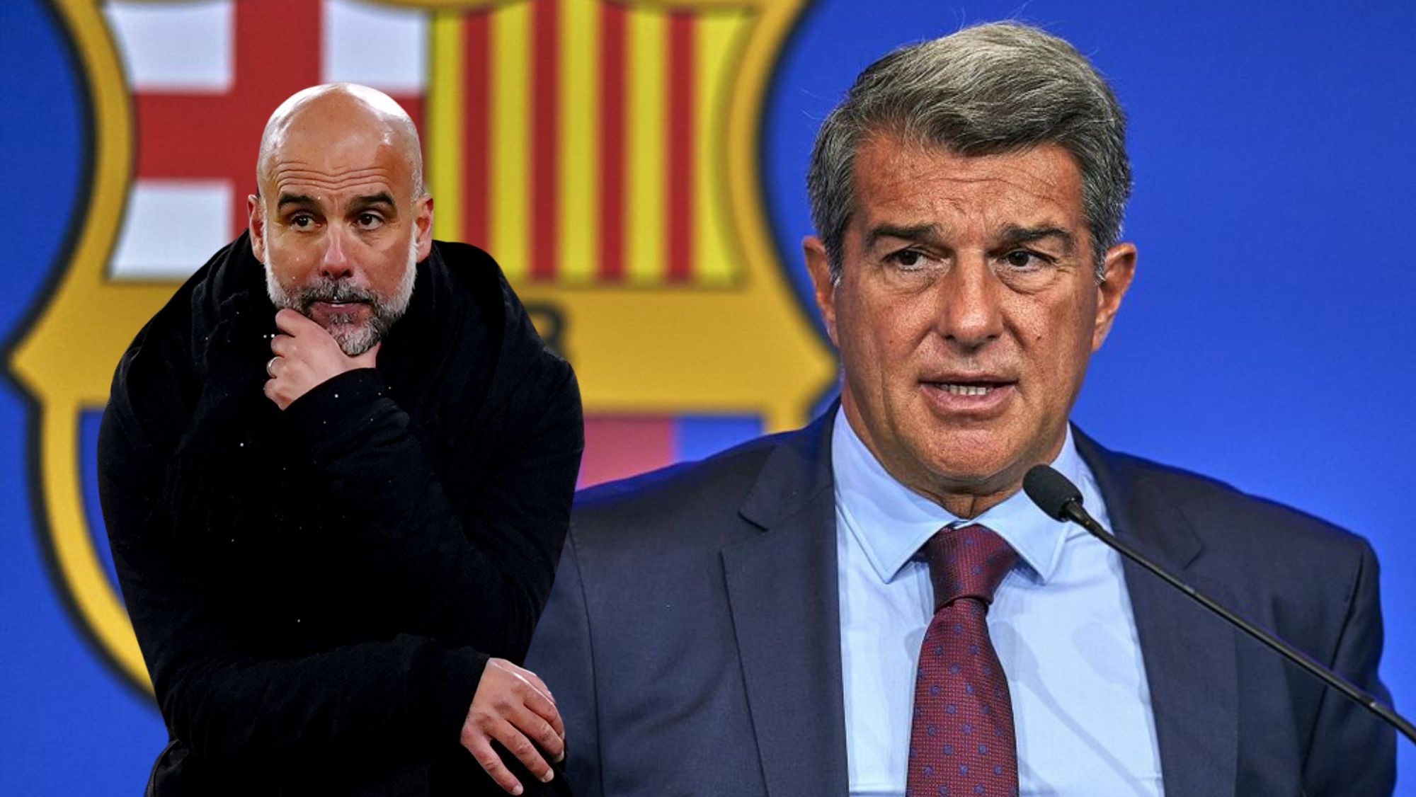 Guardiola y Laporta 