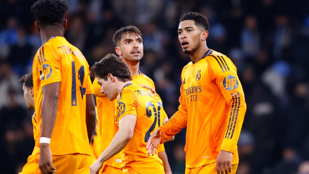 Jugadores del Real Madrid en el Manchester City Real Madrid