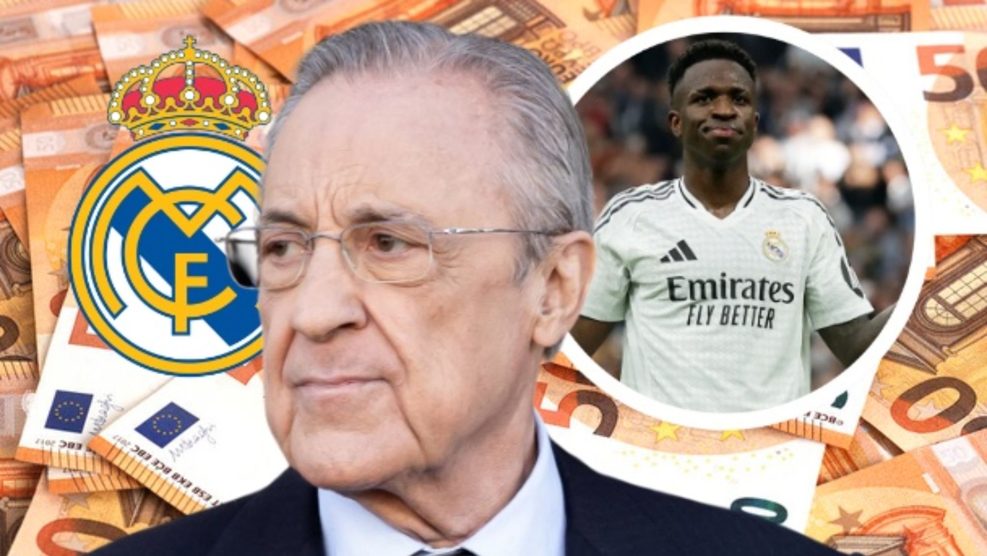 Florentino ya tiene su plan trazado por si Vinicius decide abandonar el Real Madrid.