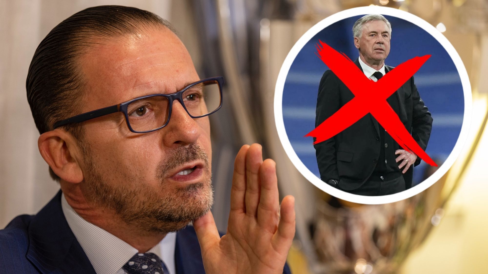 El último mensaje de Mijatovic en el que sentencia a Carlo Ancelotti.